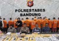 16 Pengedar Narkoba dari Ganja Hingga Sabu Diringkus Polresta Bandung