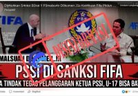 FIFA Disebut Jatuhkan Sanksi pada PSSI, Cek Fakta