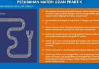 Resmi! Trek Uji SIM Diubah Tak Ada Lagi Zigzag, Begini Penampakannya