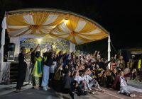 Malam Pun Paman Birin Tetap Turdes, Datangi SMAN 1 Simpang Empat Tanbu