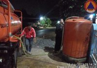 Desa Limamar dan Pingaran Ulu Kekeringan, Malam-malam BPBD Banjar Kirim Mobil Tangki Air