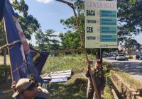 Satpol PP Banjarbaru Gandeng Bawaslu Tertibkan APK Bacaleg yang Bertebaran