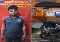 Pria Asal Pekauman Ulu Ditangkap di Komplek Duta Lestari Sungai Sipai, Ditemukan 7 Paket Sabu
