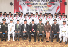 Bupati HM Zairullah Azhar Harapkan Paskibraka Tanah Bumbu Jadi Agen Perubahan