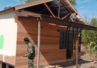 Selangkah Lagi, Rumah Reyot Ibu Armayah Jadi Permanen Disulap Personel TNI Kodim 1006/Banjar