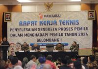 Ketua Bawaslu RI Ingatkan Anggota di Daerah Tegakkan Kepastian Hukum Terkait Sengketa Pemilu