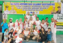 Tim Qiu Qiu Porgosi Banjarmasin Juara Lomba Balogo Se-Kalsel Piala Kapolsek Binuang