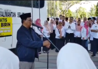 Gubernur Kalsel Lepas 5 Bus Gratis Jemaah Tablik Akbar Habib Umar ke Palangka Raya