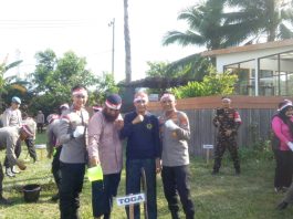 Polres Banjar Libatkan Masyarakat Tanam Ribuan Bibit Pohon Sengon dan Durian