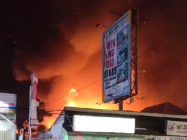 BREAKING NEWS: Api Berkobar di Seberang Masjid Jami Sungai Jingah