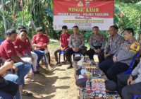 Wakapolres Tabalong Gelar Minggu Kasih dengan Warga Halong, Beri Apresiasi Penanganan Karhutla