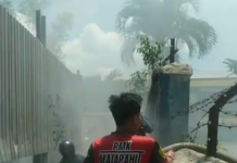 Geger, Lahan di Samping GOR Hasanuddin HM Banjarmasin Terbakar