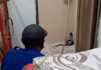 Hiii, Tengah Malam Kobra Menyelinap ke Kamar Mandi Rumah Warga di Palam Raya Loktabat Banjarbaru