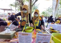 22 SKPD Pemprov Kalsel Ramaikan Lomba Buat Kue di Siring Nol Kilometer