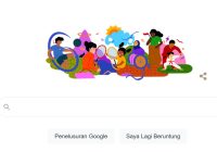 Google Doodle Khusus Sambut HUT ke 78 RI Didominasi Warna Merah dan Bendera Merah Putih