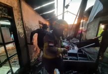 Kebakaran di Desa Sirang Darat Gambut, Satu Rumah Rusak Berat
