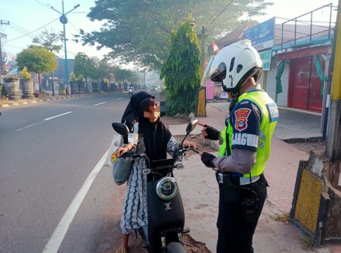 Polres Banjar Imbau  Pengendara Sepeda Listrik