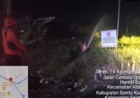 Kebakaran Lahan di Cemara Ujung Banjarmasin