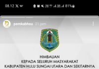Waspada Warga HSU Modus Penipuan Mengatasnamakan Sekda