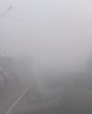 Kabut Asap di Pengayuan Banjarbaru
