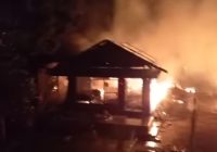 Kebakaran Desa Andhika Tapin, 2 Rumah Hangus Terbakar