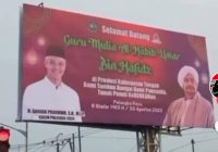 Viral Baliho Habib Umar dan Ganjar Pranowo di Palangka Raya Kalteng