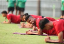 Latihan Perdana Timnas U-23 Indonesia Piala AFF U-23 Fokus Pemulihan Kondisi