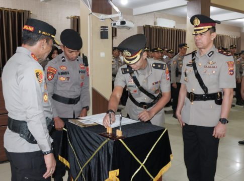 Daftar Nama Pejabat Utama Polres Banjar Naik Pangkat dan Berganti Jabatan