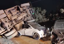 Mobil Tertimpa Truk Besar di Jalan Alternatif Satui Km 171, Begini Kondisi Korban