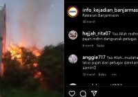 Gudang Terbengkalai Terbakar di Jalan Rawasari Banjarmasin