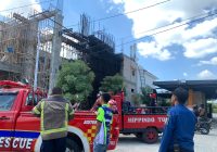 Karena Puntung Rokok, Tiang Galam di Gambut Terbakar