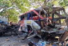 Tabrakan Bus Sugeng Rahayu vs Bus Eka Cepat di Ngawi, 3 Orang Tewas