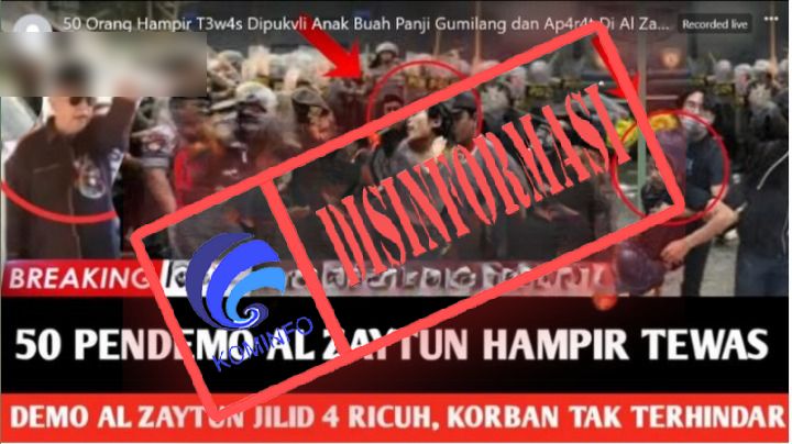 Cek Fakta 50 Demonstran Al Zaytun Hampir Tewas