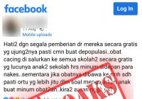 Kemendikbud Klarifikasi Berita Viral Pemberian Obat Cacing ke Sekolah