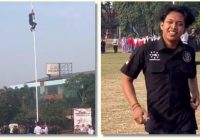 KRONOLOGI Video Viral Pria Panjat Tiang Bendera saat Upacara HUT Ke-78 RI di Tangsel, Banyak yang Minta Selfie