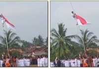 Pelatih Paskibra di Lampung Jatuh dari Tiang Bendera saat Upacara HUT Ke-78 RI, Ini Penyebabnya