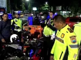 313 Sepeda Motor Knalpot Brong Diamankan Satlantas Polresta Banjarmasin