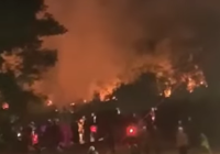 Kebakaran Lahan di Cindai Alus Dekati Ponpes Darul Hijrah Putra