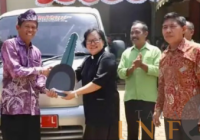 GKE Maranatha Pelaihari Mendapat Hibah Mobil Hiace dari Bupati Tala