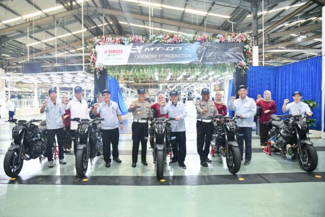 Hadiri Kick Off Produksi Motor Besar Yamaha MT-07, Kakorlantas Sebut Kepercayaan bagi Indonesia