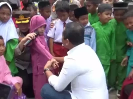 Duh! Di Hadapan Menteri Bahlil, Siswi SDN 024 Rempang Minta Sekolahnya Jangan Digusur
