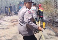 2 Hektare Kebun Karet Warga Desa Sungai Tabuk Jadi Korban Karhutla