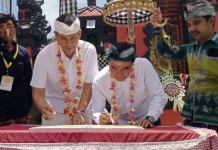 Resmikan Pura Jagat Natha di Karang Bintang, Bupati Zairullah Azhar Puji Peran Kajari Tanbu
