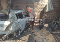Kebakaran di Gudang Jalan Sukamaju Landasan Ulin, Satu Mobil dan Dua Sepeda Motor Terbakar