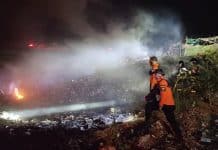 1.500 KK Mengungsi Akibat Kebakaran TPA Kopi Luhur Cirebon