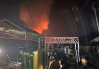 Dugaan Sementara Penyebab Kebakaran di Belakang Masjid Jami Gang Syukuri Sungai Jingah