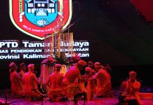 Taman Budaya Kalsel Tampilkan Aruh Adat Dayak Meratus di TKTB Se Indonesia Tahun 2023 di Jawa Barat
