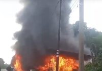 Rumah Sekaligus Kios BBM di Haruai Hangus 100 Persen, Total Kerugian Rp50 Juta