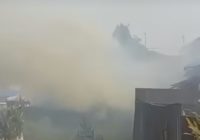 Kebakaran Lahan di Jalan Intan Sari Banjarmasin Dekati Pemukiman