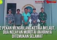 Nelayan Morotai Hilang Dua Minggu 'Nyasar' ke Filipina
